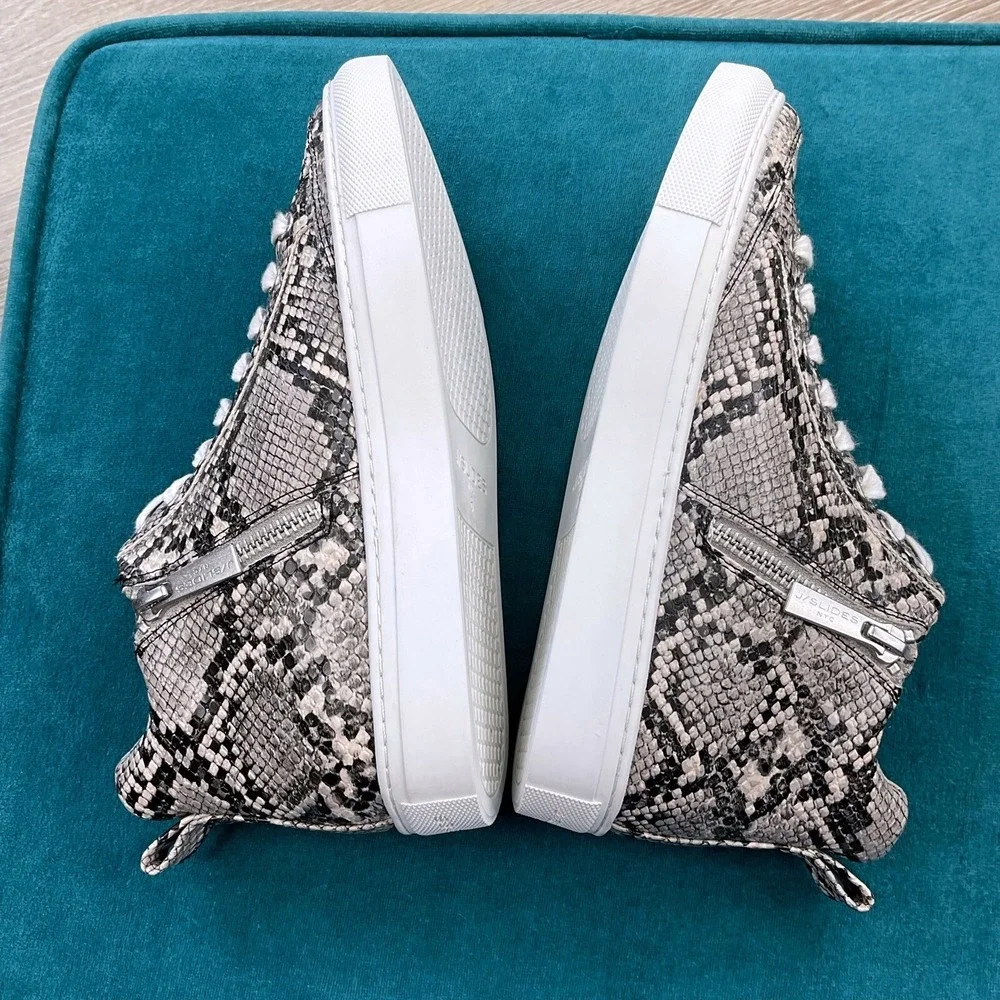 J Slides Sneakers Womens Size 6 Snake Print Ludlow Lace Up Shoes NWOT